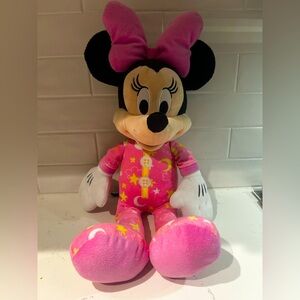 Disney Minnie Mouse Pink and Black Plush
